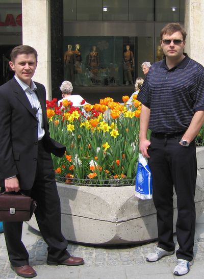 С коллегой Луфтом А.В.